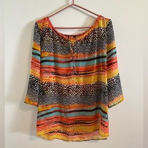 Tank Top or Swimsuit Cover Up with Front Tie